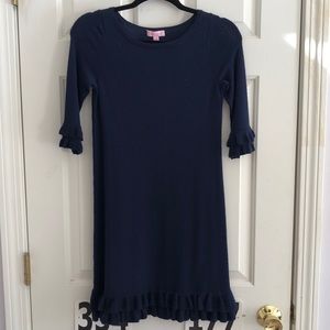 Lilly Pulitzer navy sweater dress XS